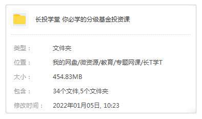 金融理财《长投学堂：你必学的分级基金投资课》(音频+视频+文档)资料合集【百度云网盘下载】插图1