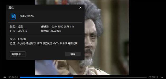 国产剧《侠盗风流》全8集(潘志文主演)高清/粤语无字/视频合集【百度云网盘下载】插图1