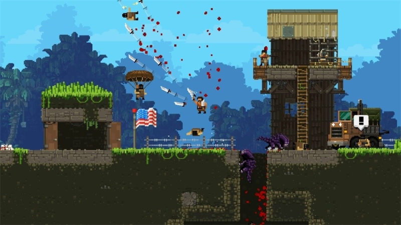 [Broforce-武装原型][v3120 for Mac 中文破解版][2D横版动作射击游戏]插图2