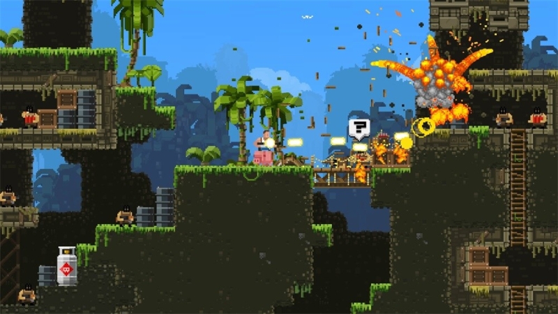 [Broforce-武装原型][v3120 for Mac 中文破解版][2D横版动作射击游戏]插图1