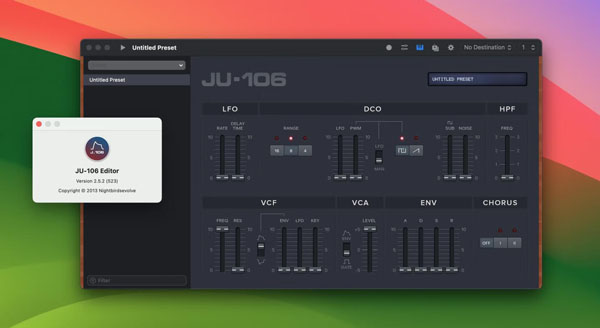 [JU-106 Editor for mac][v2.5.2激活版][预设管理器和编辑器]插图2