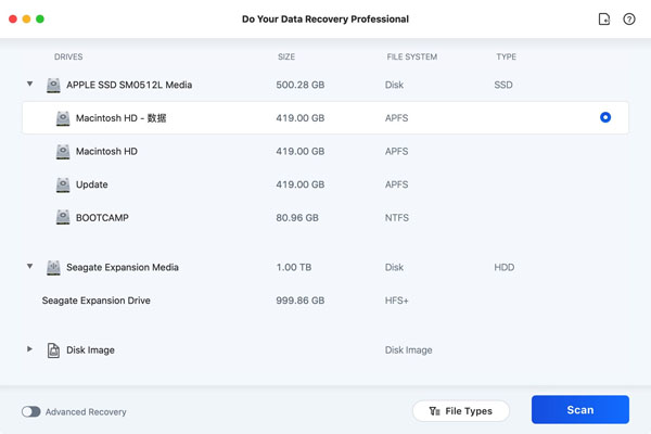 [Do Your Data Recovery 5.8 for][Mac 数据恢复软件专业版]插图1