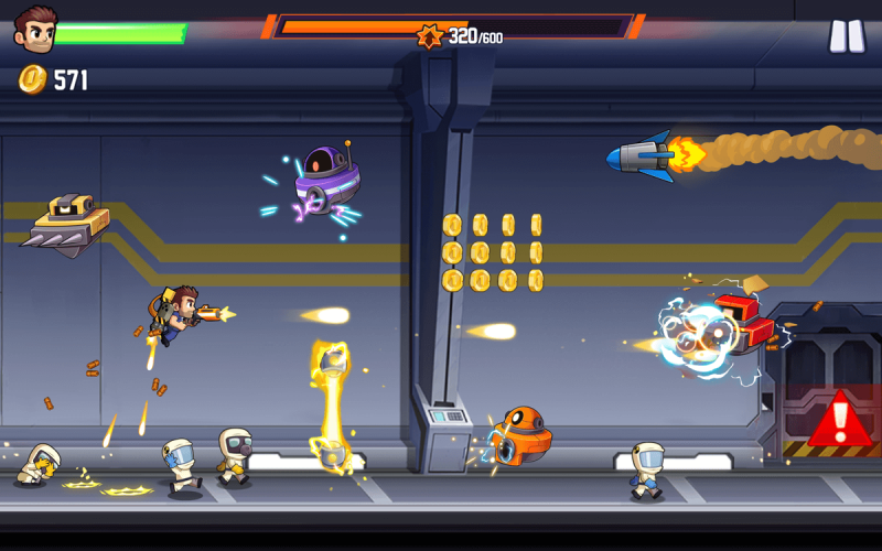 [Jetpack Joyride 2-疯狂喷气机 2][v1.10.10 for Mac 中文版][横版跑酷射击冒险游戏]插图1