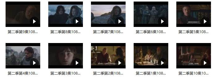 美剧《权利的游戏/冰与火之歌/Game of Thrones》第2季(HBO出品)超清/英语中字/视频合集【百度云网盘下载】插图1