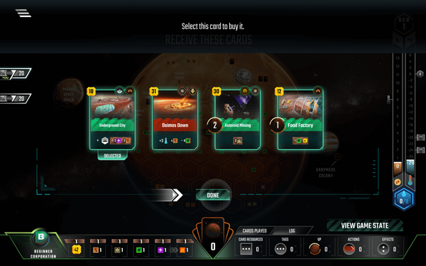 [殖民火星 Terraforming Mars for Mac v2.4.1.130129_master 英文原生版 附DLC][策略游戏]插图1