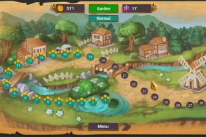 [纸牌游戏：花园故事 Solitaire Quest: Garden Story for Mac v1.1 英文原生版][益智解谜]