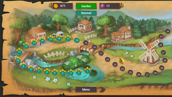 [纸牌游戏：花园故事 Solitaire Quest: Garden Story for Mac v1.1 英文原生版][益智解谜]插图