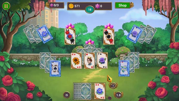 [纸牌游戏：花园故事 Solitaire Quest: Garden Story for Mac v1.1 英文原生版][益智解谜]插图5