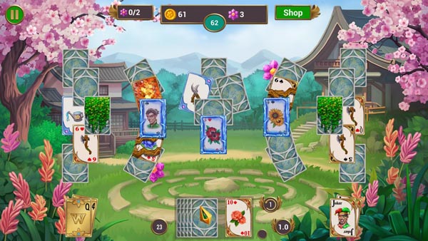 [纸牌游戏：花园故事 Solitaire Quest: Garden Story for Mac v1.1 英文原生版][益智解谜]插图1