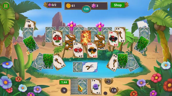 [纸牌游戏：花园故事 Solitaire Quest: Garden Story for Mac v1.1 英文原生版][益智解谜]插图4