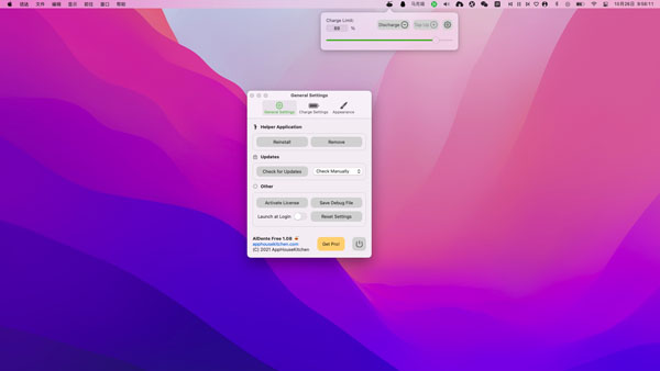 [AlDente for Mac][v1.19.2 免费版][mac最大充电限制保护工具]插图1