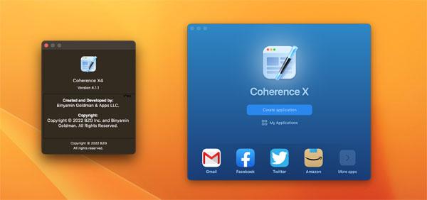 [Coherence X for mac][v4.2.1免激活版][网站转换为mac应用的工具]插图1