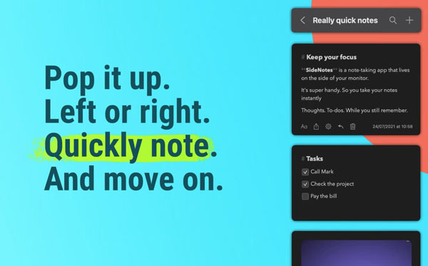 [SideNotes][v1.4.12 for Mac 让你随时在 Mac 屏幕上管理笔记]插图10
