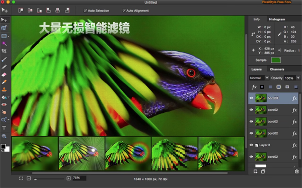 [Pixelstyle Photo Editor for mac][v3.9.0激活版][图像编辑器]插图2