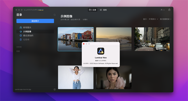 [Luminar Neo for mac][v1.9.1 (14655) 中文激活版][创意图片编辑器]插图1