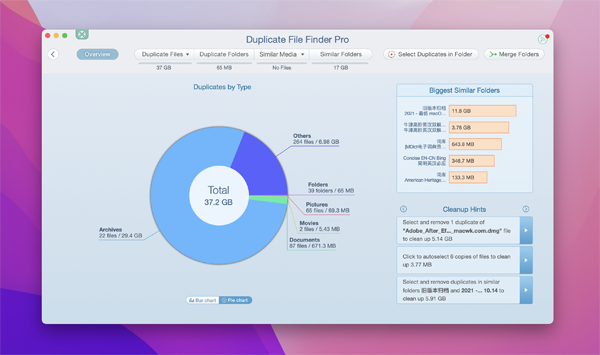 [Duplicate File Finder Pro for mac][v7.0.11 激活版][重复文件快速查找器]插图4