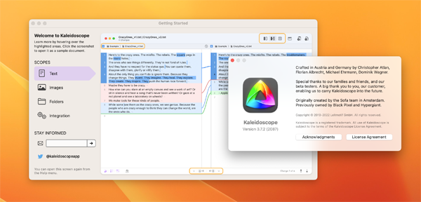 [Kaleidoscope for Mac][v4.0 英文激活版][图片和文本差异比较工具]插图1