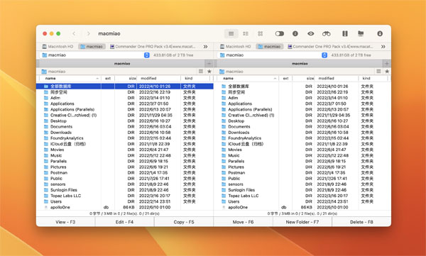 [Commander One PRO for Mac][v3.6.1 中文激活版][文件管理]插图1