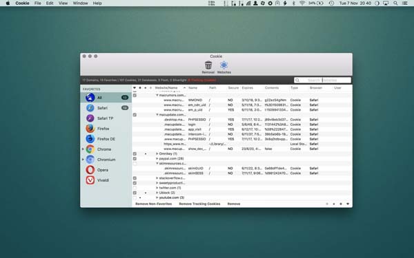 [Cookie for Mac][v6.7.4免激活版][浏览器缓存清理工具]插图