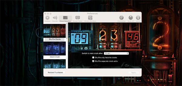 [Digital Clock 3D for Mac][v2.1.1激活版][3D机械时钟动态桌面壁纸]插图1