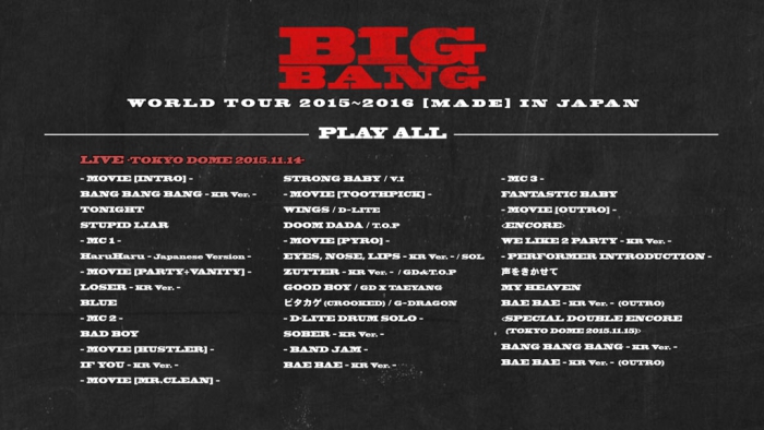 [BD日本演唱会][BIGBANG WORLD TOUR 2015-2016 MADE IN JAPAN 2015首场][ISO][79.4G][百度云]插图2