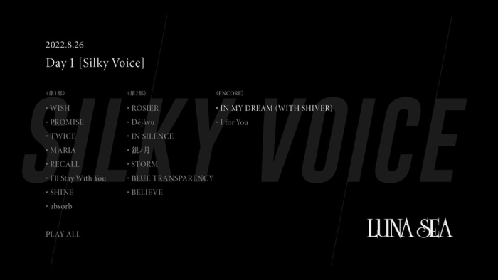 [BD日本演唱会][LUNA SEA – 復活祭 -A NEW VOICE- 日本武道馆 2022.8.26,27][2023] [BDMV 2BD][64.4GB][百度云]插图5