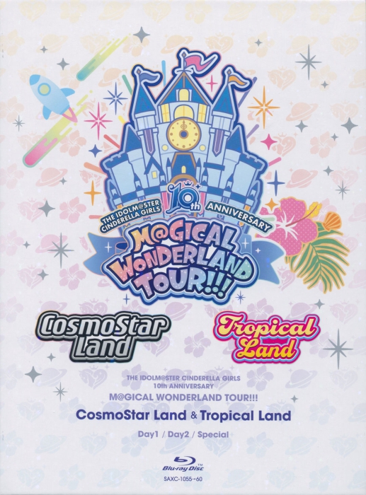 [BD日本演唱会][偶像大师 THE IDOLM@STER CINDERELLA GIRLS 10th ANNIVERSARY M@GICAL WONDERLAND TOUR!!! CosmoStar Land Tropical Land BD+CD+Scans][BDMV 6BD][279GB][百度云]