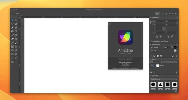 [Amadine for Mac][v1.4.6 英文版][矢量图形设计软件]插图1