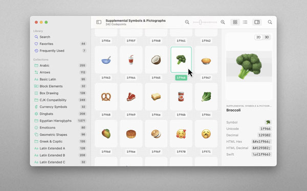 [Codepoint for mac][v1.7激活版][图形字符开发工具]插图3