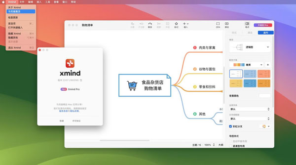 [首发XMind Pro 2023][v23.07.180256 中文破解版][轻量级思维导图软件]插图4