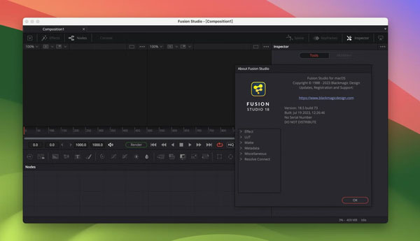 [Blackmagic Fusion Studio 18 for Mac][v18.5正式激活版][影视特效合成软件]插图5