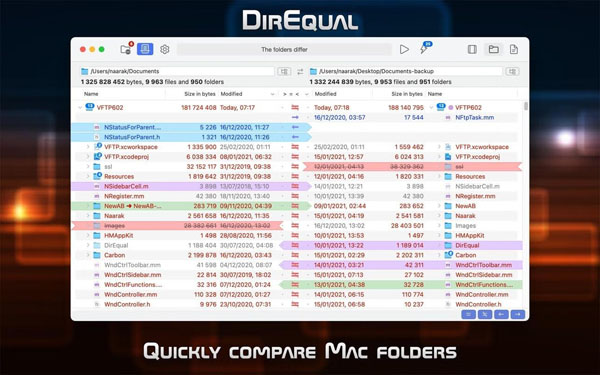 [DirEqual for Mac][v5.6 (56005)激活版][文件夹比较工具]插图1