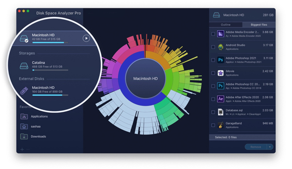 [Disk Space Analyzer Pro for Mac][v4.1.5免激活版][磁盘分析管理工具]插图3