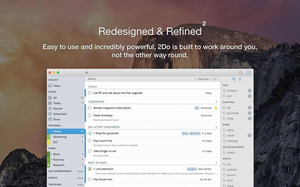 [2Do for Mac][v2.8.1中文激活版][待办事项GTD任务管理]插图5