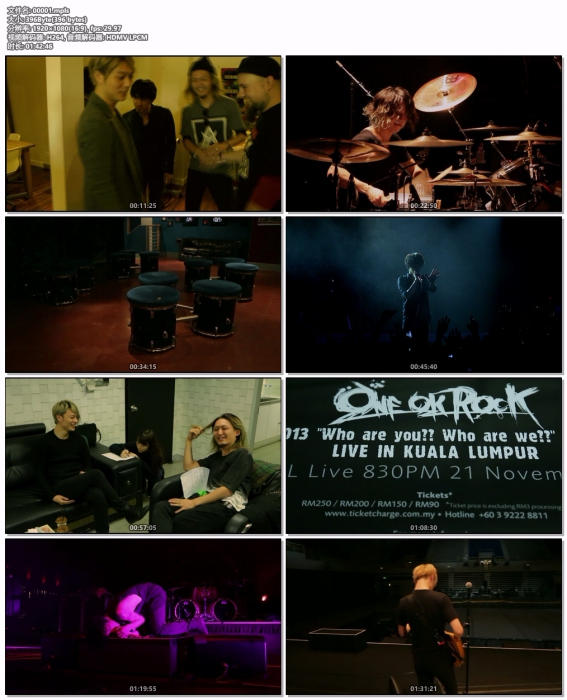 [BD日本演唱会][ONE OK ROCK – FOOL COOL ROCK! ONE OK ROCK DOCUMENTARY FILM 2014][BDISO][32.7GB][百度云]插图3