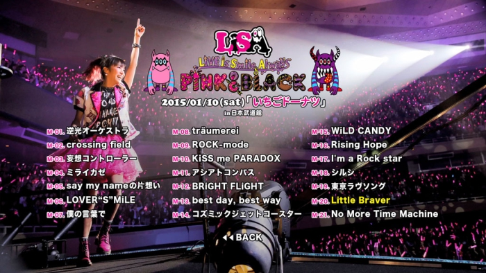 [BD日本演唱会][织部里沙 LiSA – LiVE is Smile Always～PiNK&BLACK～in日本武道馆「いちごドーナツ」2015][BDMV][39.3GB][百度云]插图4