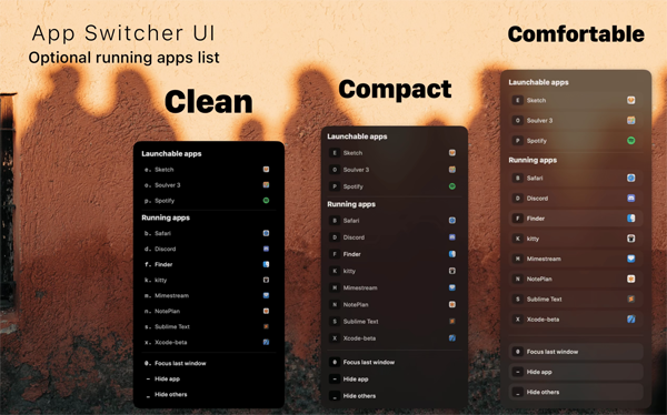 [rcmd • App Switcher for mac][v2.3.6 激活版][快速切换应用工具]插图4