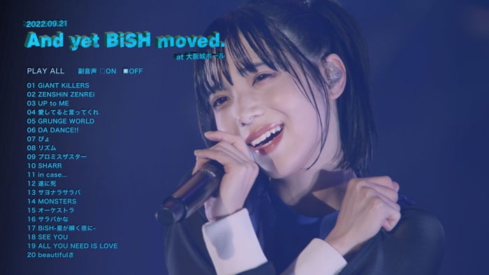 [DB日本演唱会][BiSH And yet BiSH moved 2022][BDISO][33.2GB][百度云]