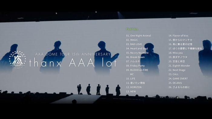 [BD日本演唱会][AAA DOME TOUR 15th ANNIVERSARY -thanx AAA lot- 2022][BDISO 4BD][96.7GB][百度云]插图1