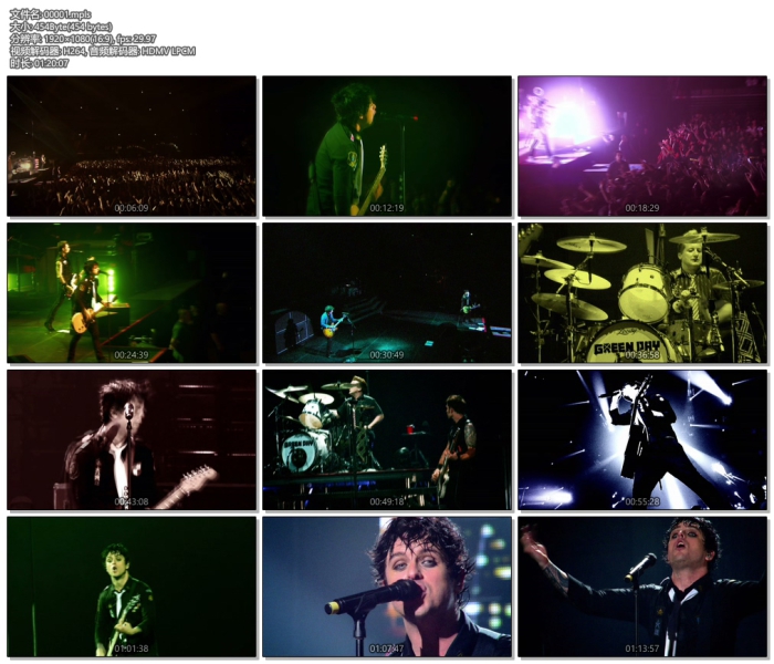 [DB日本演唱会][绿日乐队 Green Day_Awesome as Fuck 2011 日本演唱会实况][ISO][19.16G][百度云]插图1